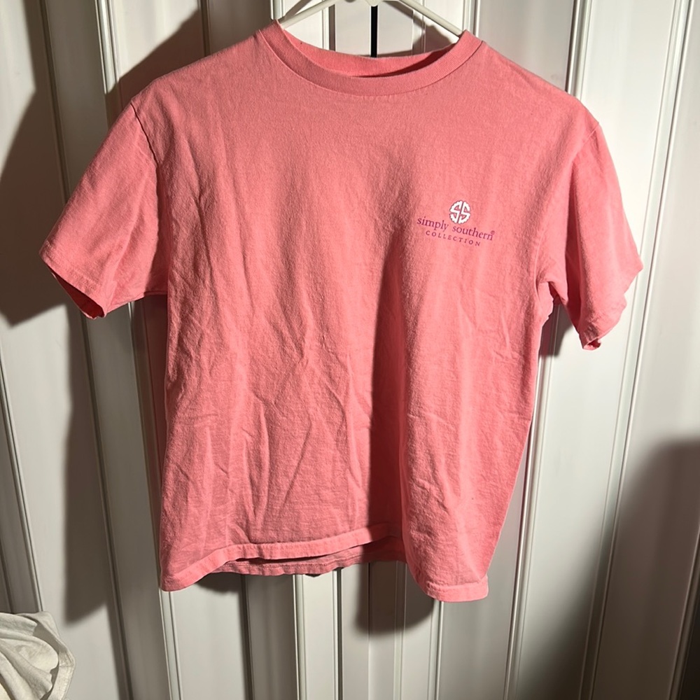 Light pink simply southern tee